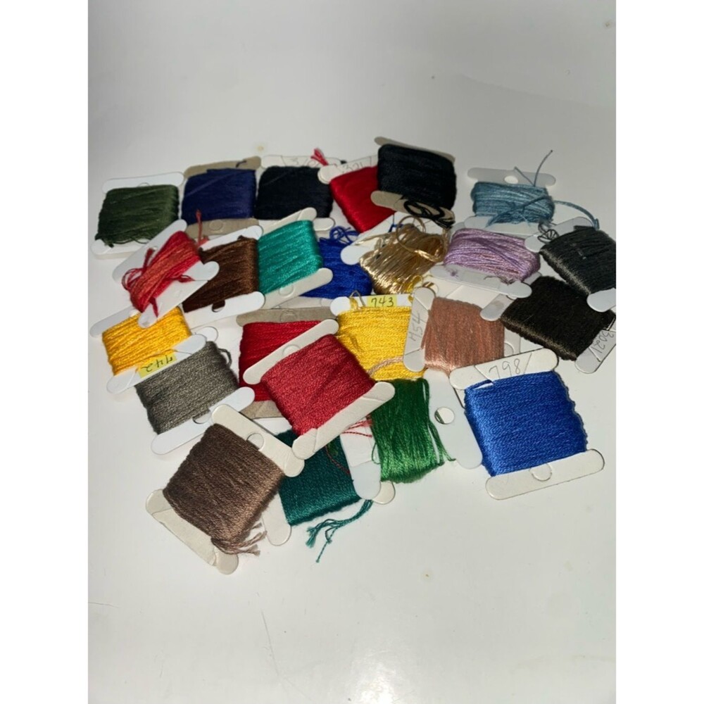 A9 Assorted Embroidery Floss Thread Cards - Multicolor cross-stitch craft
